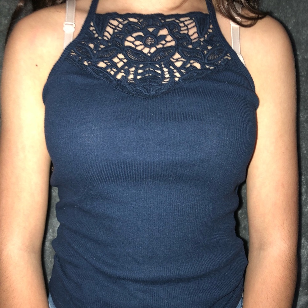 Blue tank top